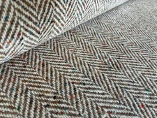 PIERRE FREY - Finn Natural Donegal wool fabric. 6m - RRP £1,800 - now only £300