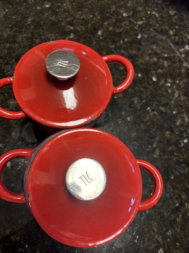 Enameled cast iron mini dutch - iron,