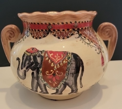 Hand painted elephant themed - hand,