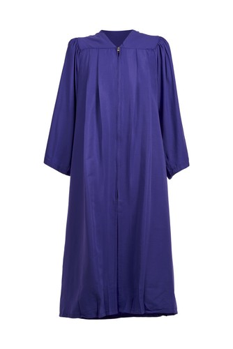 Choir robe purple zip - purple, gown
