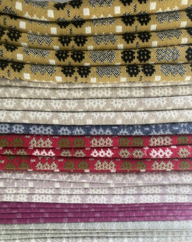 Welsh woollen tapestry blanket - tapestry,