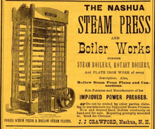 1875 The Nashua Steam Press
