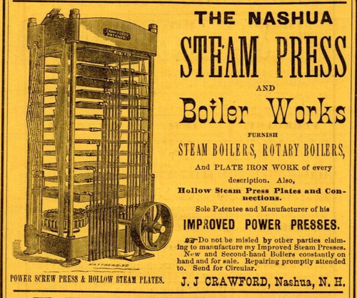 1875 the nashua steam - nashua, press