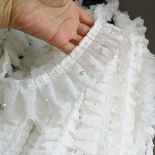 Pleated beaded costume craft - beaded,