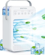 Zastion Portable Air Conditioner Cooler Mini Evaporative Home Office White