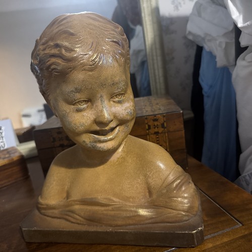 Terracotta patinated bust - bust, the