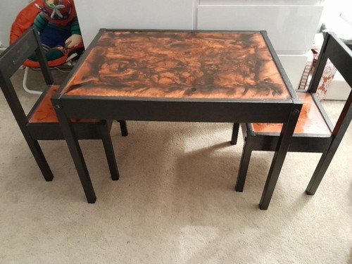 Childs table 2 chairs - childs, &