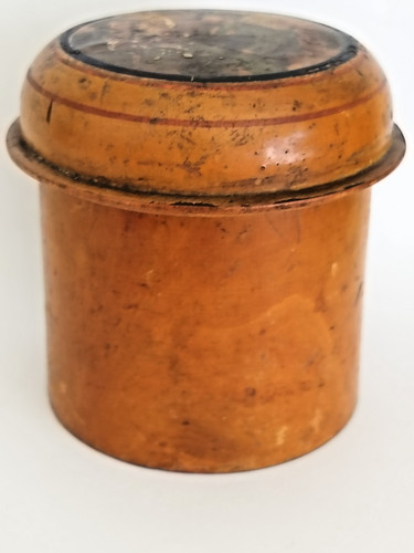 Antique cylindrical wood