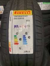 2 (a pair)  x 2055516 205/55R16  205/55R16  91V Pirelli Cinturato P7 (New)