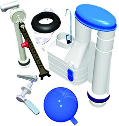 Toilet flush system cistern - flush,