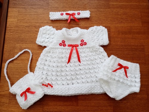 Hand knitted dolls - hand, clothes