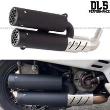 Vespa GTS GTV 125 250 300 Twin Exhaust System 2005 - 2020
