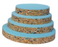 CIRCLE Recon & High Density Bonded Upholstery Foam 2.5" Cushion Bar Seats Pads