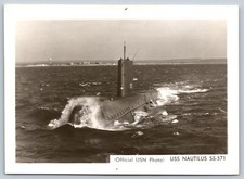 B&W Photos (2) USS Nautilus