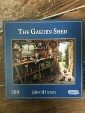 THE GARDEN SHED EDWARD HERSEY GIBSONS JIGSAW PUZZLE 500 PIECES 34.5 x 48.5 cm
