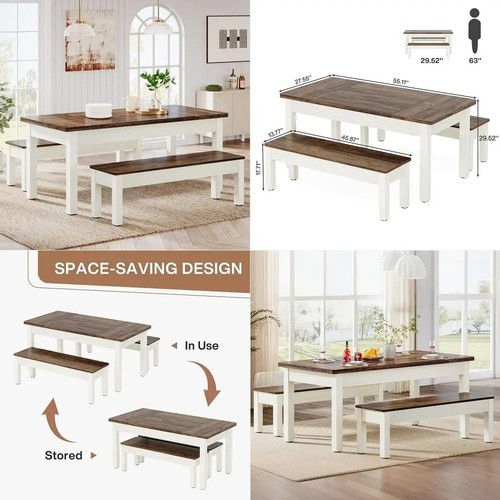 Farmhouse dining table - farmhouse,