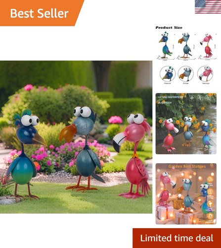 Charming bird yard statues - charming,