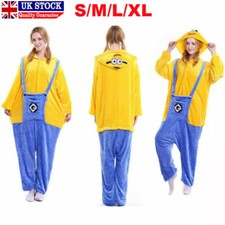 Adult Unisex Sleepwear Minions Cosplay Costume Pajamas Onesie12 Kigurumi Animal