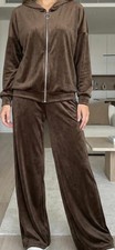 Hoodie tracksuit velour
