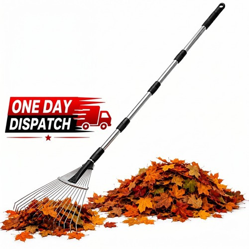 Extendable garden rake - extendable,