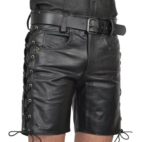 Mens real leather cargo - real,