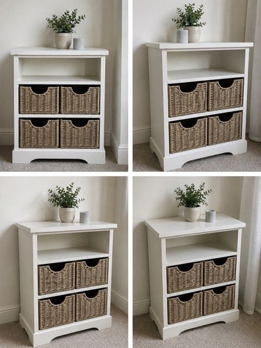 Cream and wicker - and,