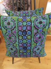 Sanderson  Vintage Karnak - PAIR - for 20" pads -Cotton Cushion Covers
