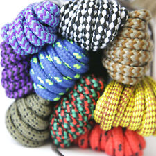 Shoe string Round Cord Boot Laces 5mm Shoelaces for Walking, Hiking, Dr Martens