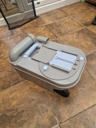 Caravan toilet cassette used - toilet,