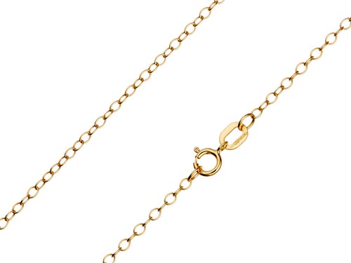 9ct yellow gold - necklace, chain