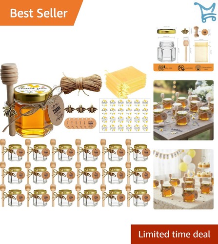 Mini honey jars - jars, set
