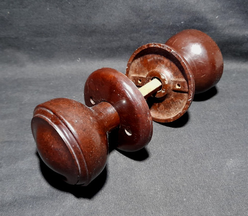 Vintage pair bakelite - bakelite, door