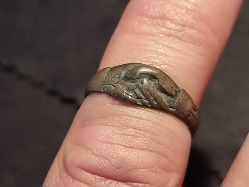 Post medieval silver clasped - silver,