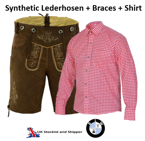 Lederhosen synthetic leather - synthetic,