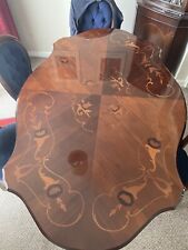 Vintage Italian Hardwood Dining Room Table 