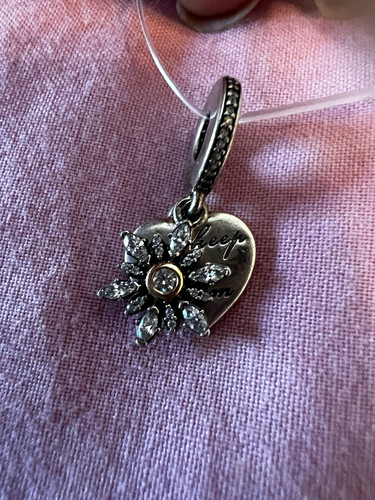 Pandora snow charm - snow, 14k