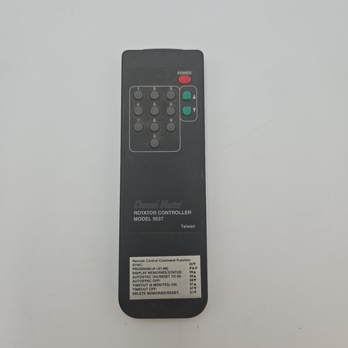 Channel master 9537 remote - channel,