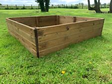Raised Wooden Vegetable Garden Bed Grow Herbs Flower Fruit Trough Planter Large