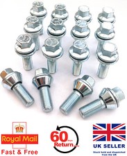 16 x alloy wheel M12 x 1.5 Wobble Wobbly Vari bolts variable PCD for BMW