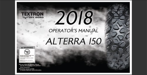 2018 artic cat alterra 150 - artic,