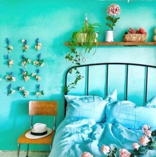 100% linen "soft washed finish" bedding set, Clearwater