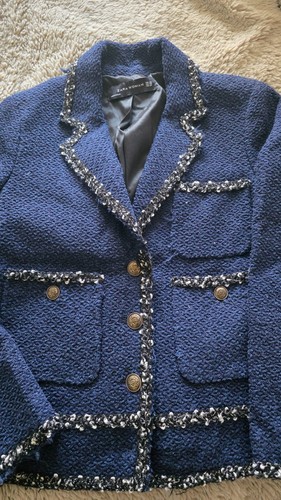 Zara boucle military - xs, jacket