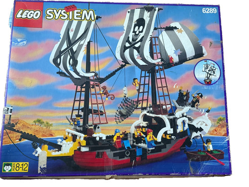 Vintage lego pirate - ship, boxed