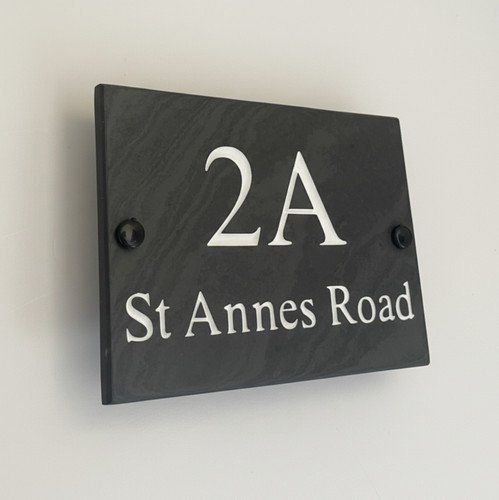 Deep engraved natural slate - deep,