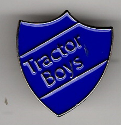 Tractor boys pin badge