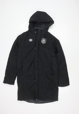Umbro Boys Black Hooded Puffer