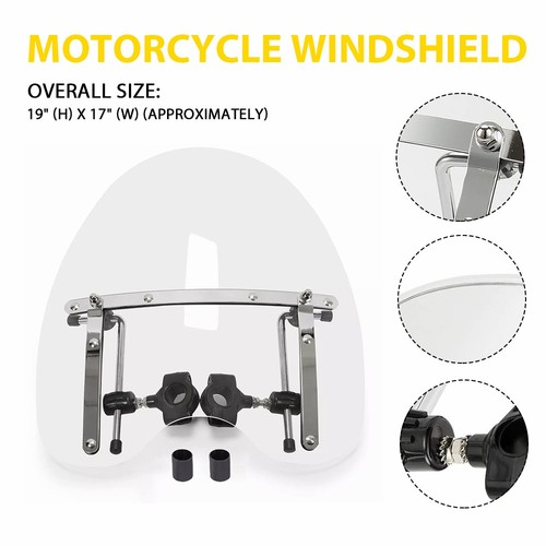 X17 large clear motorcycle - clear,