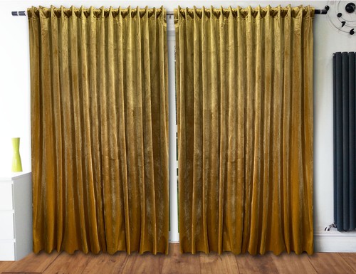 Plush velvet curtains - plush,