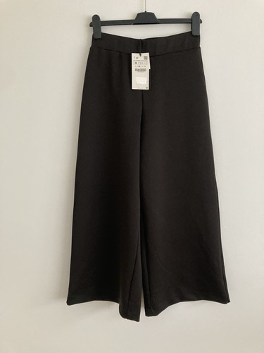 Zara black wide - leg, cropped