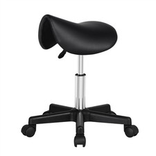 Rolling salon stool leather - rolling,
